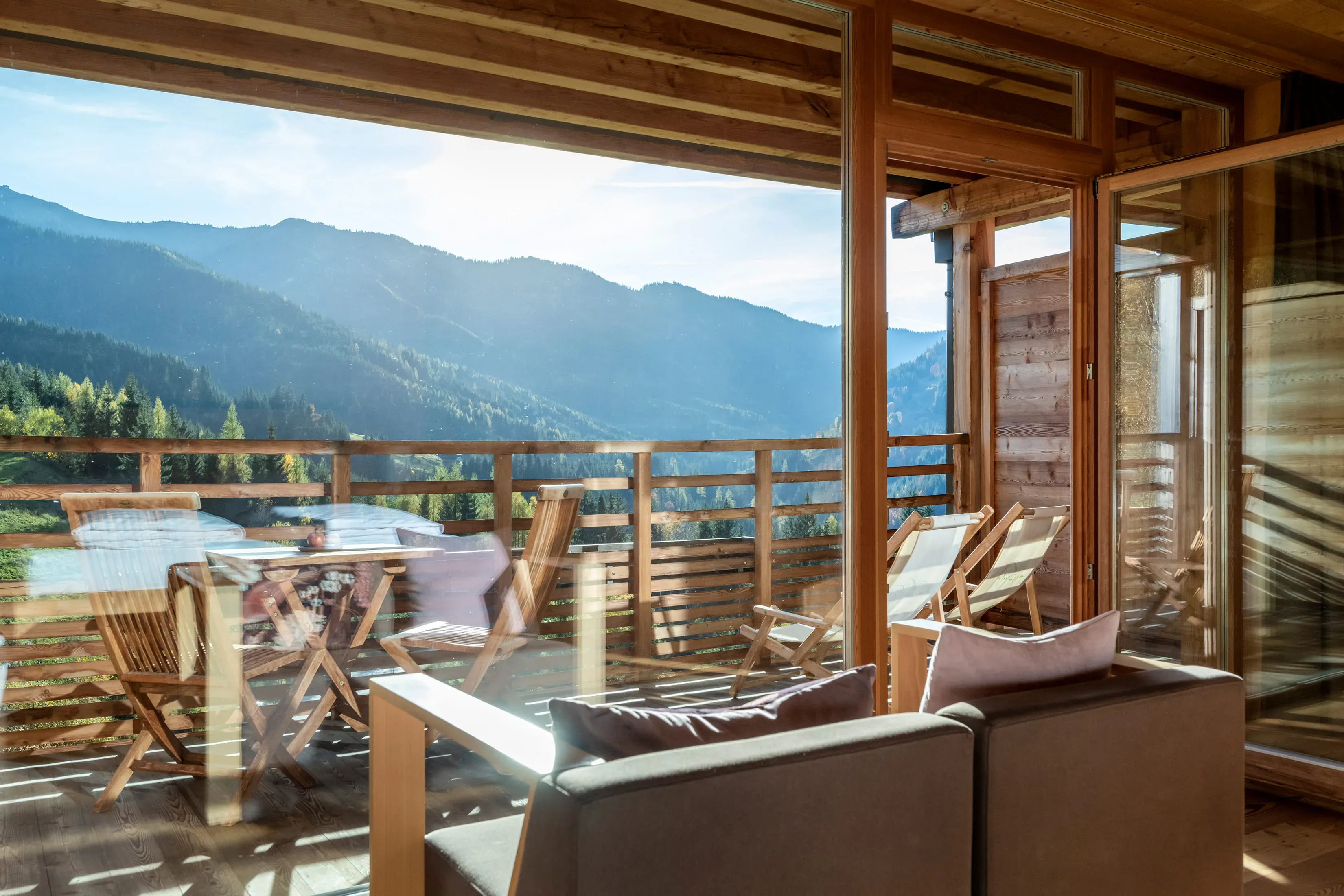 Panoramablick vom Hotelzimmer aus